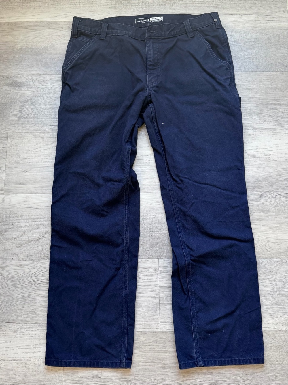Carhartt Men’s Navy Straight Chino Pants
